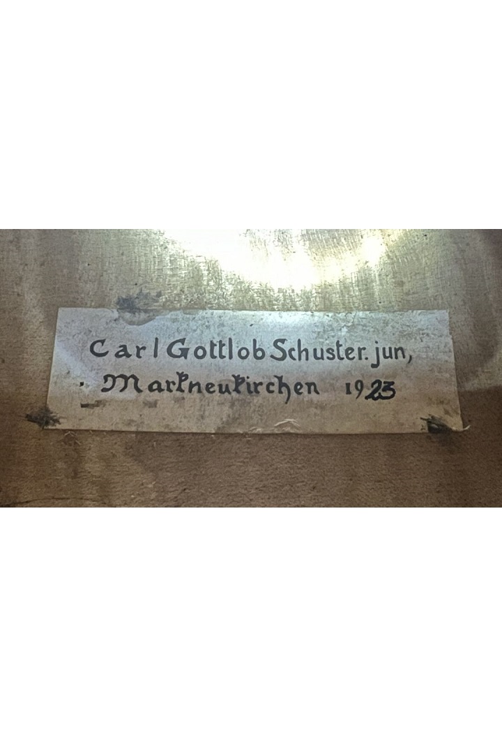 Schuster Carl Gottlob jun. - Markneukirchen anno 1923 - C-321
